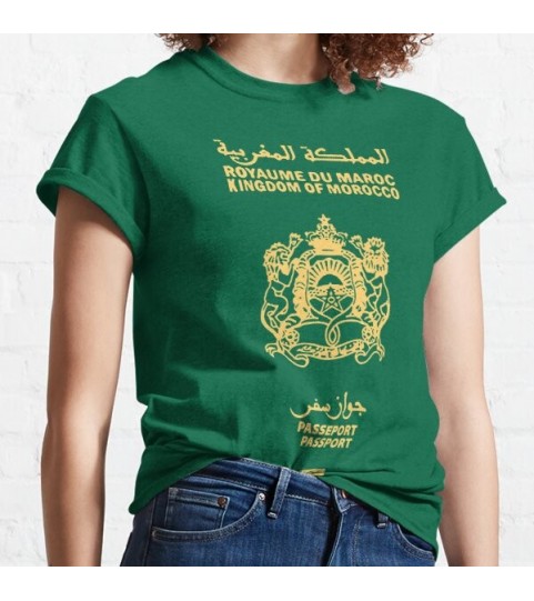 T-SHIRT-PASSEPORT MAROC