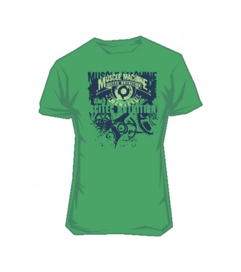 T SHIRT SCITEC-MUSCLE MACHINE VERT