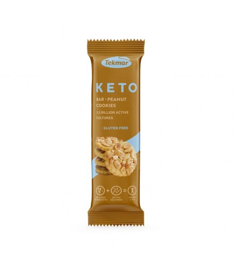 Keto bar Peanut cookies 40g-Tekmar