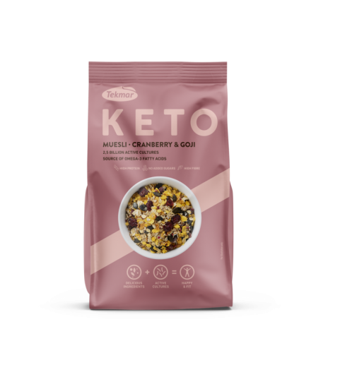 Keto muesli Cranberry -goji 200g – Tekmar