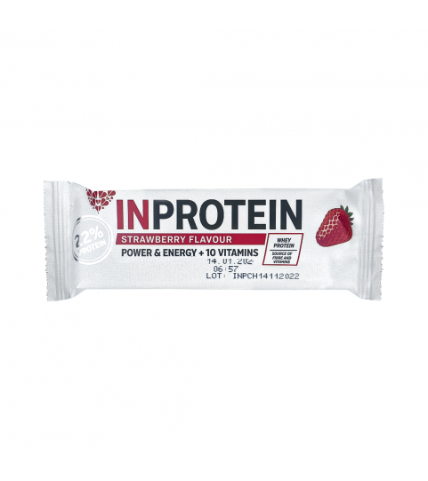 IN protein bar Strawberry 40g-Tekmar