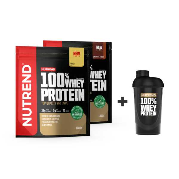 100% Whey Protein pack - Nutrend