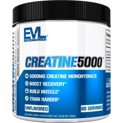 Créatine5000 (60 servings) 300 g- EVL® -Evlution Nutrition
