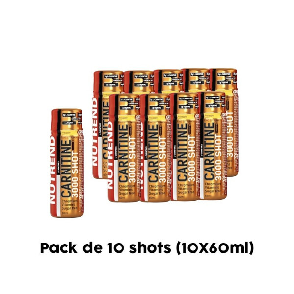 Carnitine3000 shot 10X60ml - Nutrend