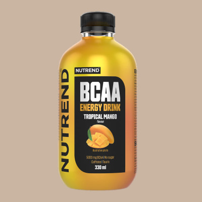BCAA Energy Drink 330ml Tropical Mango - Nutrend