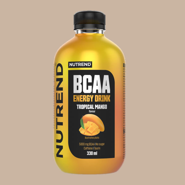 BCAA Energy Drink 330ml Tropical Mango - Nutrend