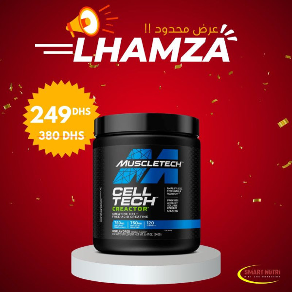 Cell-Tech CREACTOR 264G - Muscletech- Promo L'Hamza