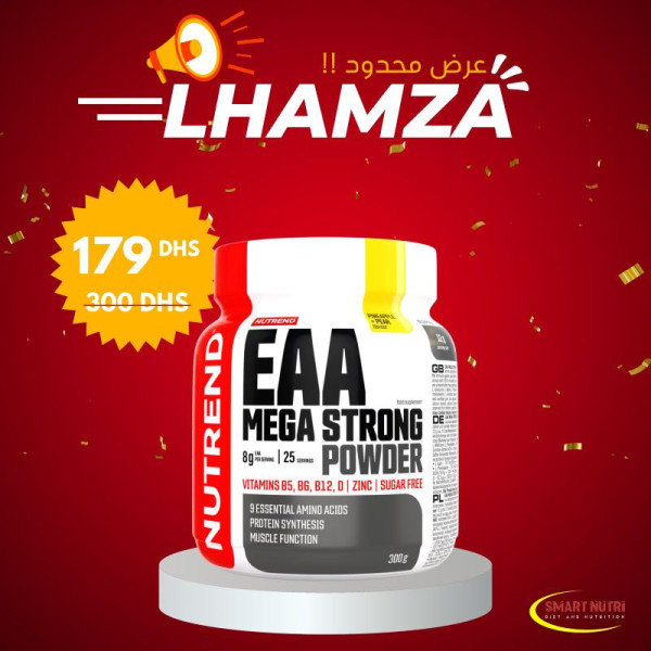 EAA Mega strong Powder 300g - Nutrend- Promo L'Hamza